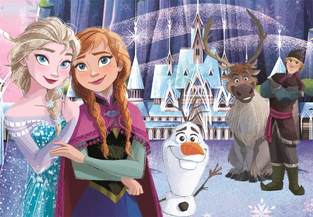 Disney Frozen Winter Magic Clementoni 60-osaline pusle – detailvaade 2