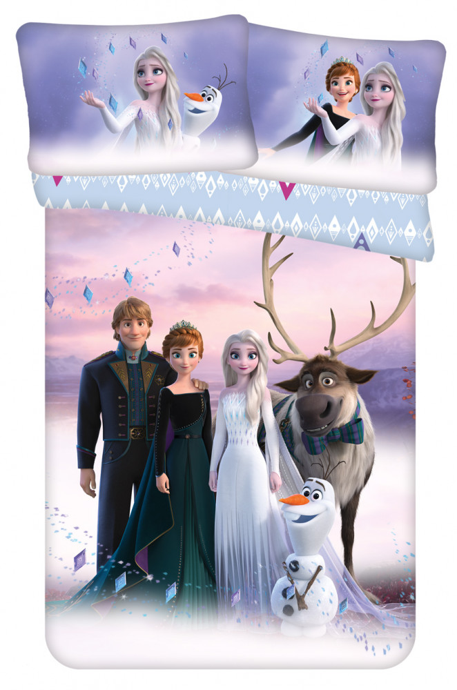 Disney Frozen Winter Wonderland children's tekikott 100x135 cm, 40x60 cm – tootepilt