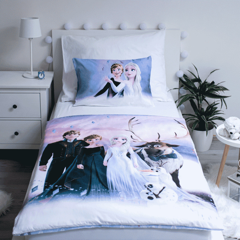 Disney Frozen Winter Wonderland children's tekikott 100x135 cm, 40x60 cm – detailvaade 2