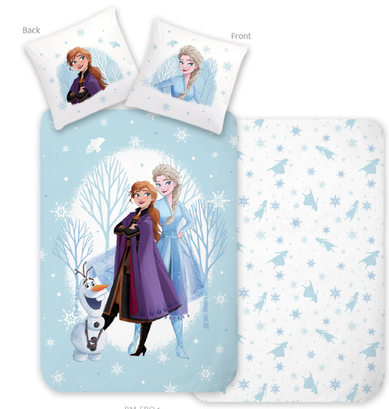 Disney Frozen Wonderland children's, nursery voodipesukomplekt 100×135 cm, 40×60 cm – tootepilt