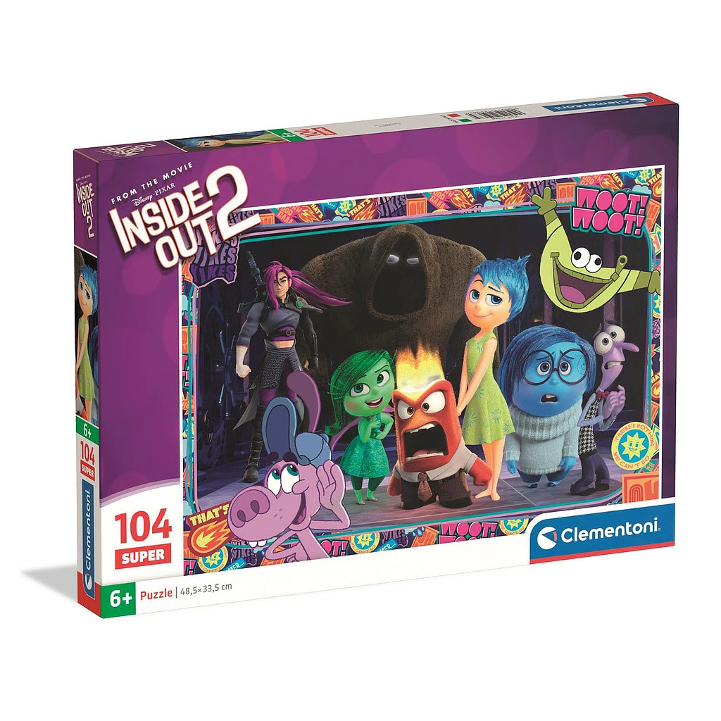 Disney Inside Out Brain Team 104-osaline Clementoni pusle – tootepilt