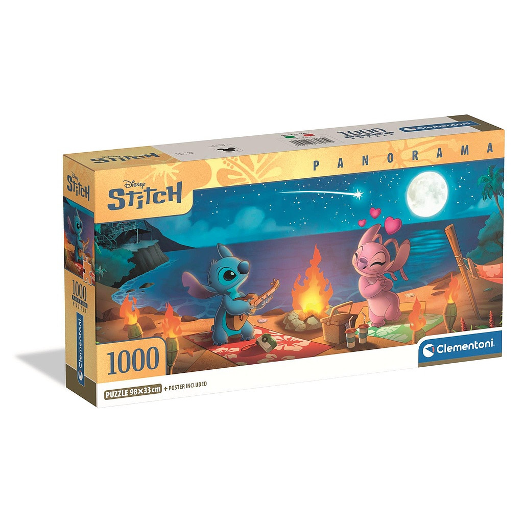 Disney Lilo and Stitch 1000-osaline Panorama Compact pusle Clementoni – tootepilt