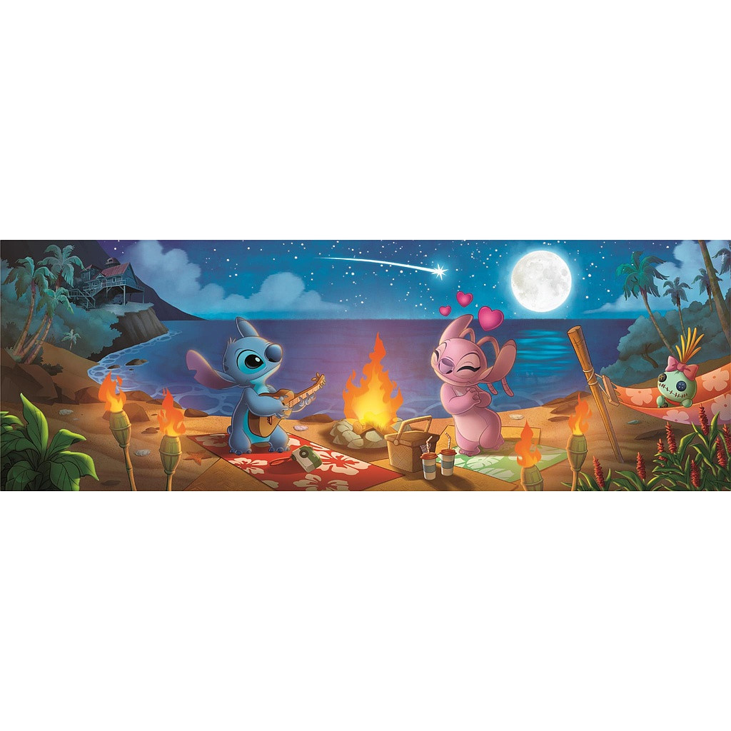 Disney Lilo and Stitch 1000-osaline Panorama Compact pusle Clementoni – detailvaade 2