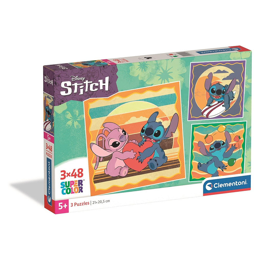 Disney Lilo and Stitch 3×48-osaline pusle Clementoni – tootepilt