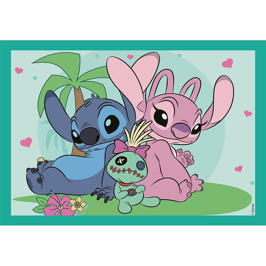 Disney Lilo and Stitch 4-in-1 puslekomplekt Clementoni – detailvaade 2