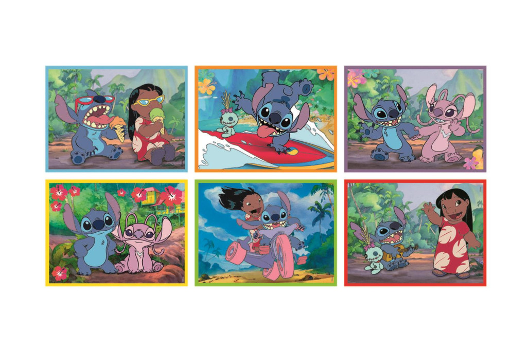 Disney Lilo and Stitch Funny Day 12-osaline fairy-tale cubes Clementoni – detailvaade 2