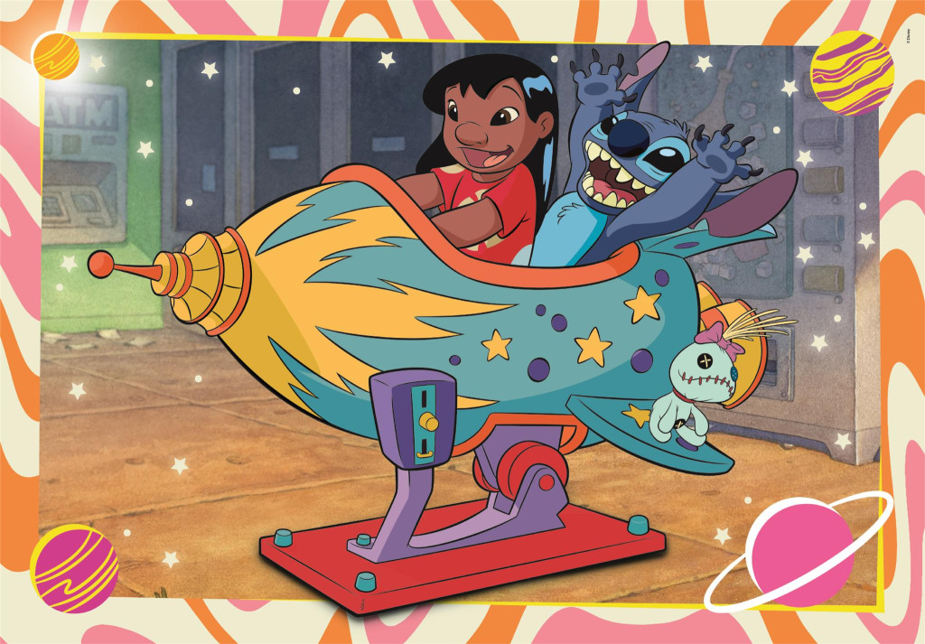 Disney Lilo and Stitch Galactic Vacation 2×60-osaline pusle Clementoni – detailvaade 2