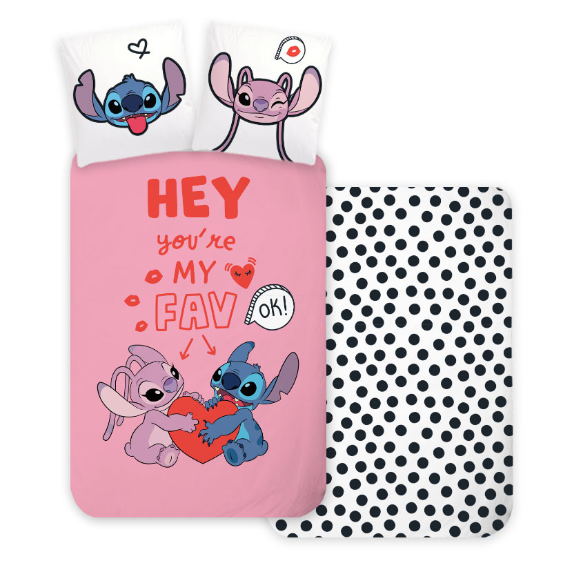 Disney Lilo and Stitch Hey voodipesukomplekt 140x200cm, 70x90 cm – tootepilt