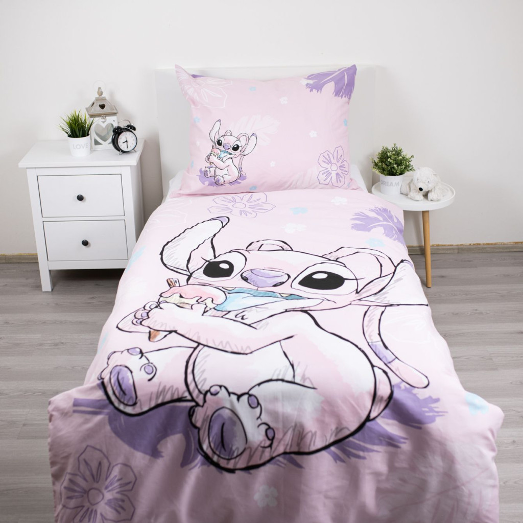 Disney Lilo and Stitch Ice Cream bedding cover 140×200cm, 70×90 cm – detailvaade 2