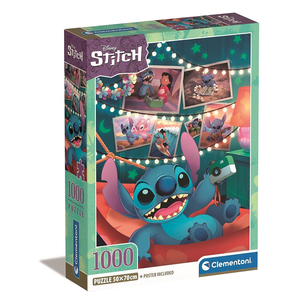 Disney Lilo and Stitch Memories Clementoni 1000-osaline pusle – tootepilt