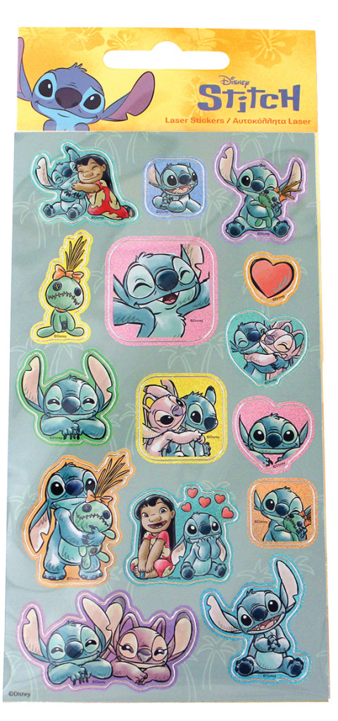 Disney Lilo and Stitch Palm hologram kleepsukomplekt – tootepilt