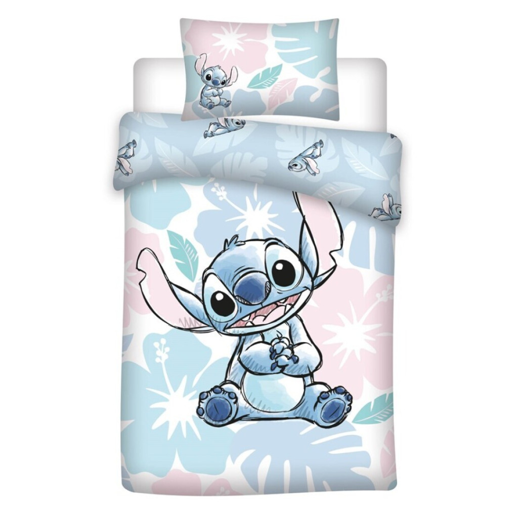 Disney Lilo and Stitch Pastel Children's voodipesukomplekt 100x140 cm, 40x60 cm – tootepilt