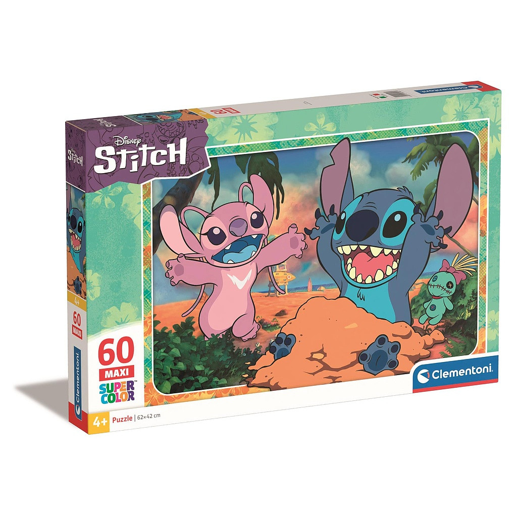 Disney Lilo and Stitch Sand 60-osaline maxi pusle Clementoni – tootepilt
