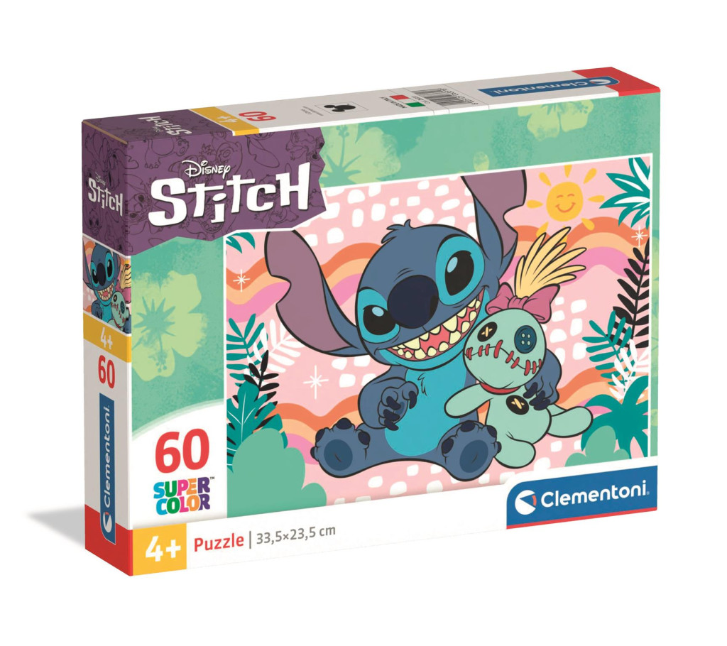 Disney Lilo and Stitch Scrump's Day Clementoni 60-osaline pusle – tootepilt
