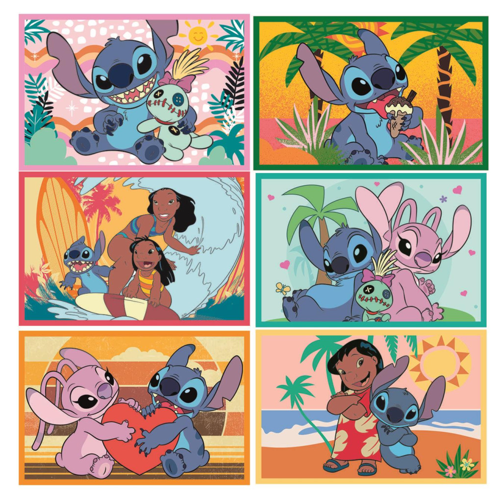 Disney Lilo and Stitch Smile Clementoni 6-osaline story cube – detailvaade 2