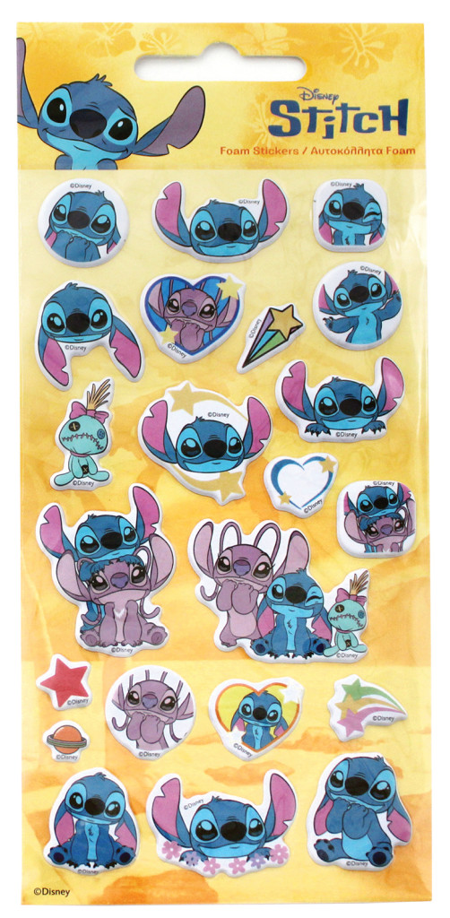 Disney Lilo and Stitch Star reljeefsete svammkleepsude komplekt – tootepilt