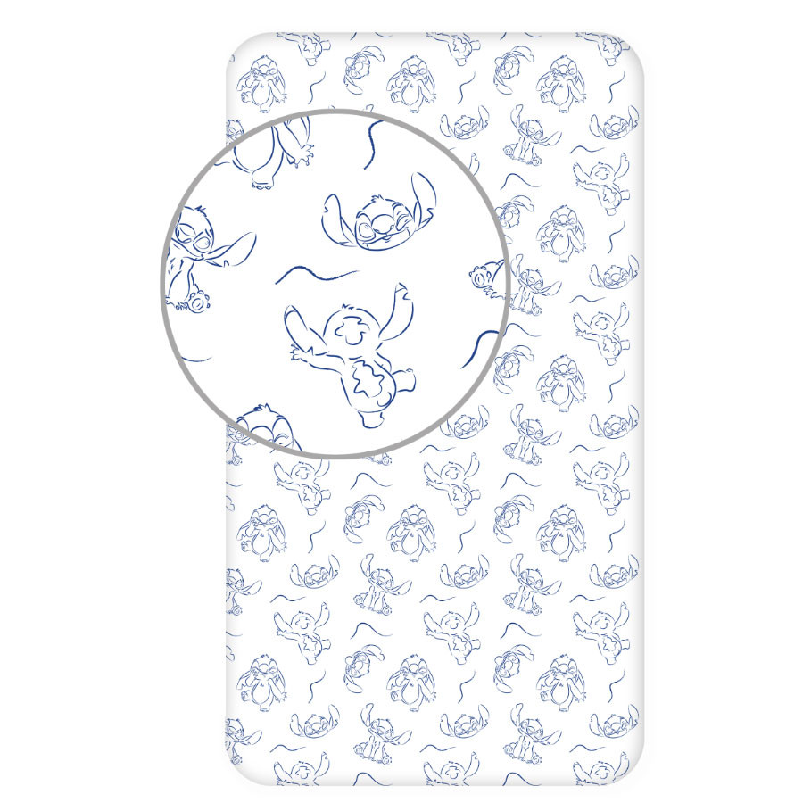 Disney Lilo and Stitch Stellar Waves kummiga voodilina 90x200 cm – tootepilt