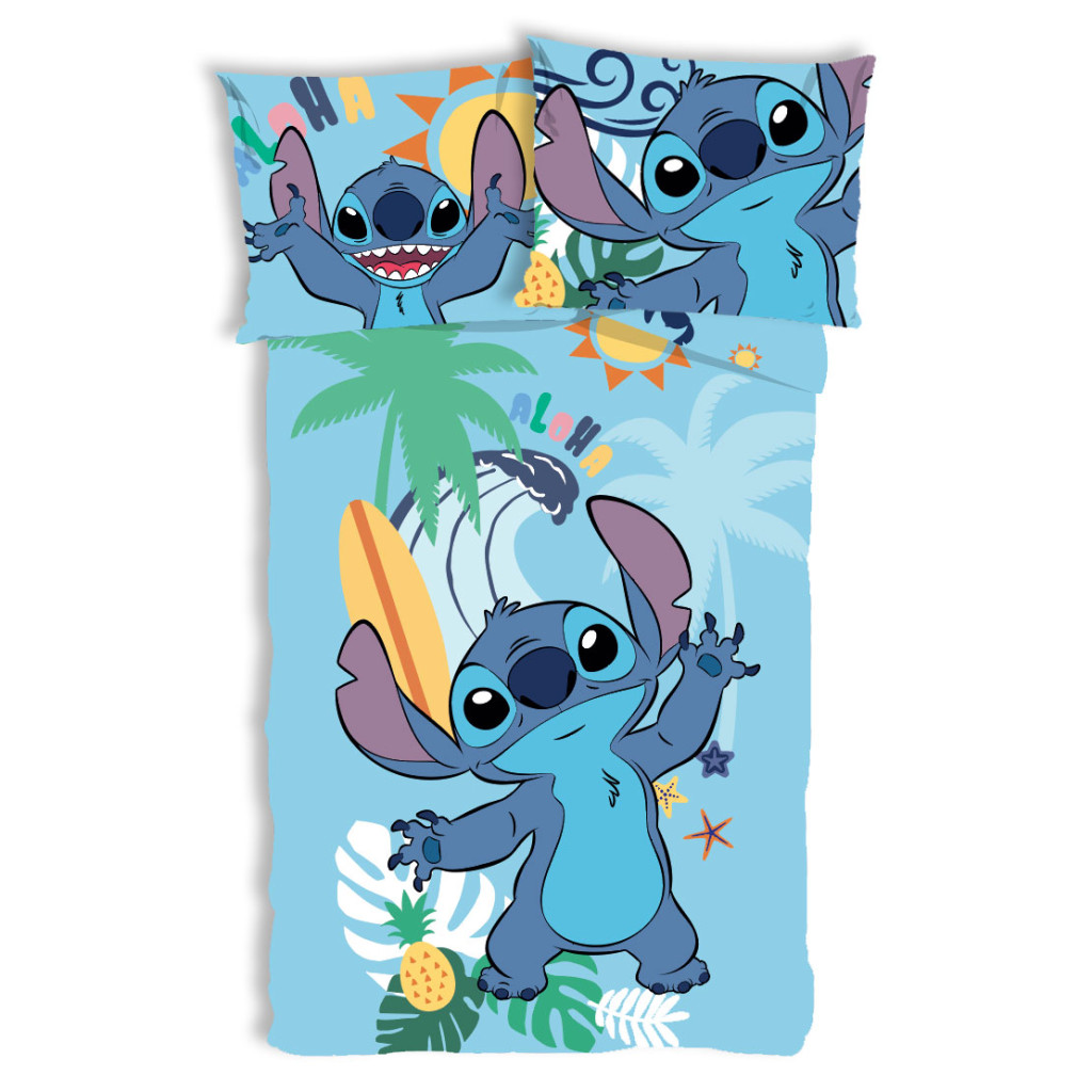 Disney Lilo and Stitch Summer bedding cover 140x200cm, 70x90 cm – tootepilt