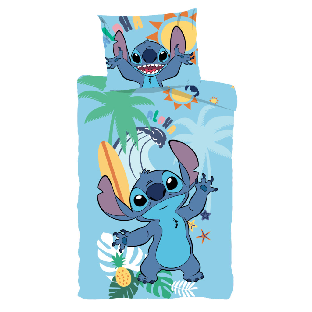 Disney Lilo and Stitch Summer bedding cover 140x200cm, 70x90 cm – detailvaade 2