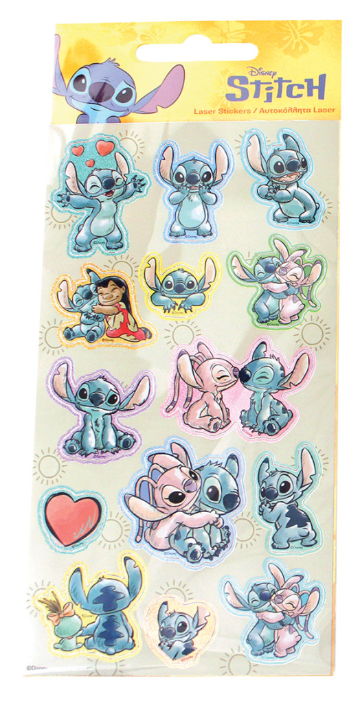 Disney Lilo and Stitch Sun hologram kleepsukomplekt – tootepilt