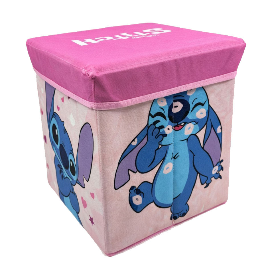 Disney Lilo and Stitch Sweet Hearts mänguasjade hoiukast 30×30x30 cm – tootepilt