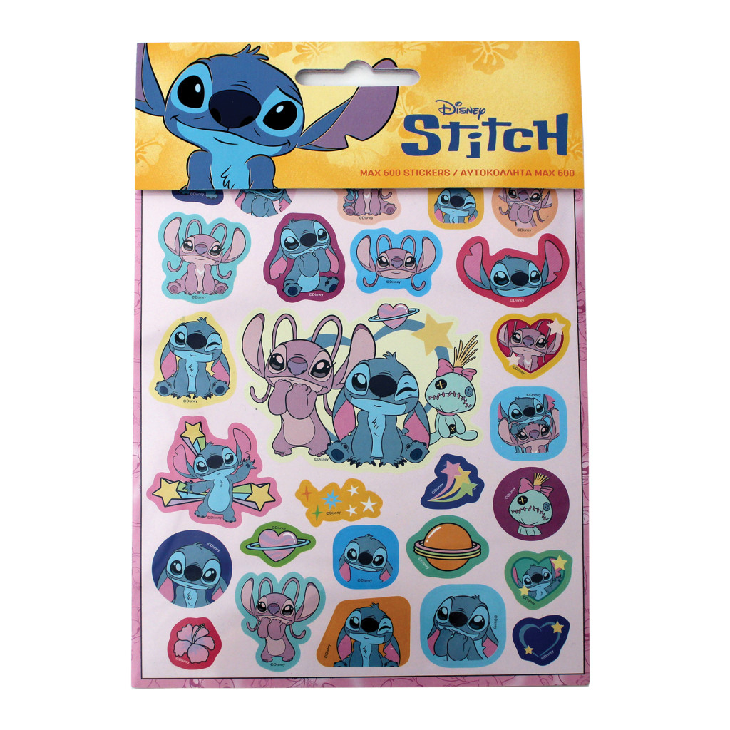 Disney Lilo and Stitch Universe 600-osaline kleepsukomplekt – tootepilt