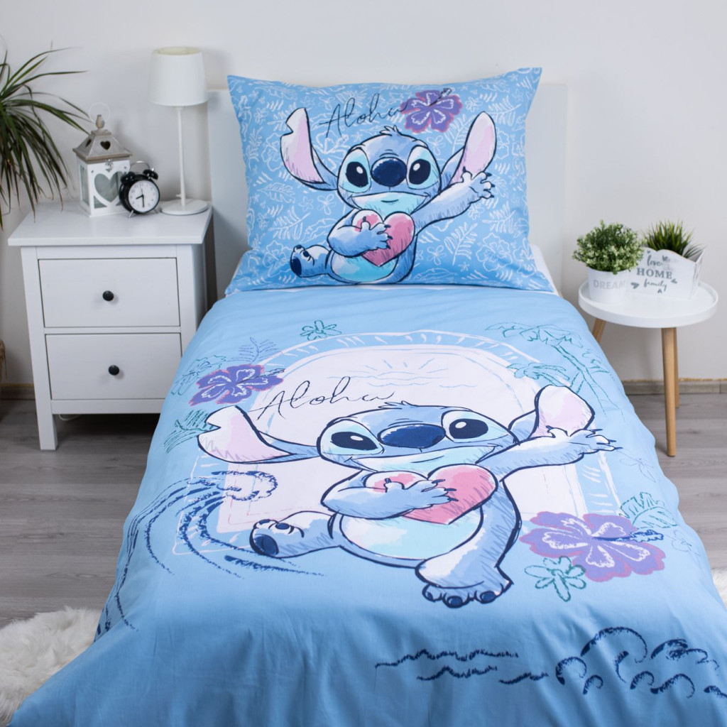 Disney Lilo and Stitch Wave bedding cover 140x200cm, 70x90 cm – detailvaade 2
