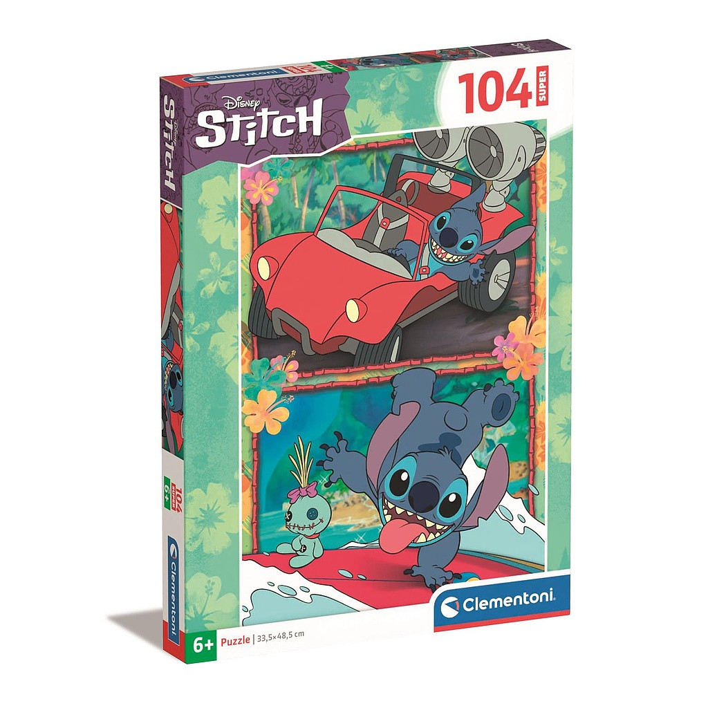 Disney Lilo and Stitch Wild Adventure 104-osaline Clementoni pusle – tootepilt