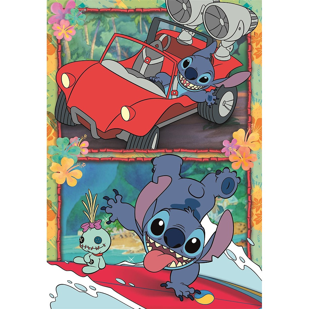 Disney Lilo and Stitch Wild Adventure 104-osaline Clementoni pusle – detailvaade 2