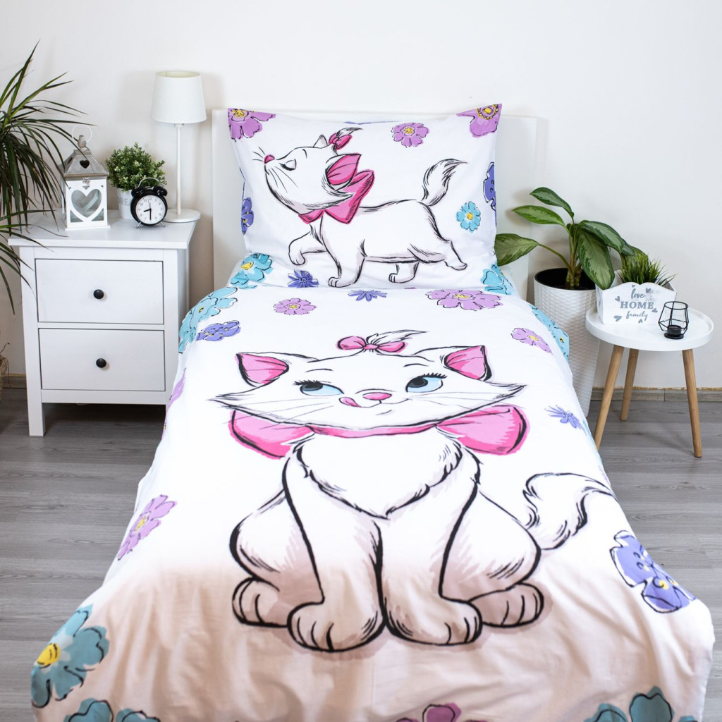 Disney Marie Floral bedding cover 140×200cm, 70×90 cm – detailvaade 2