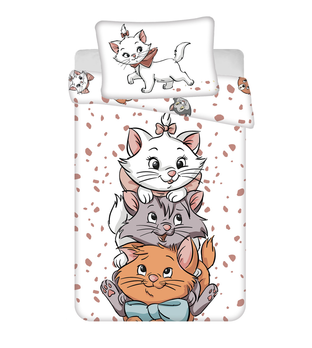 Disney Marie Friends children's bedding cover 100x135 cm, 40x60 cm – tootepilt