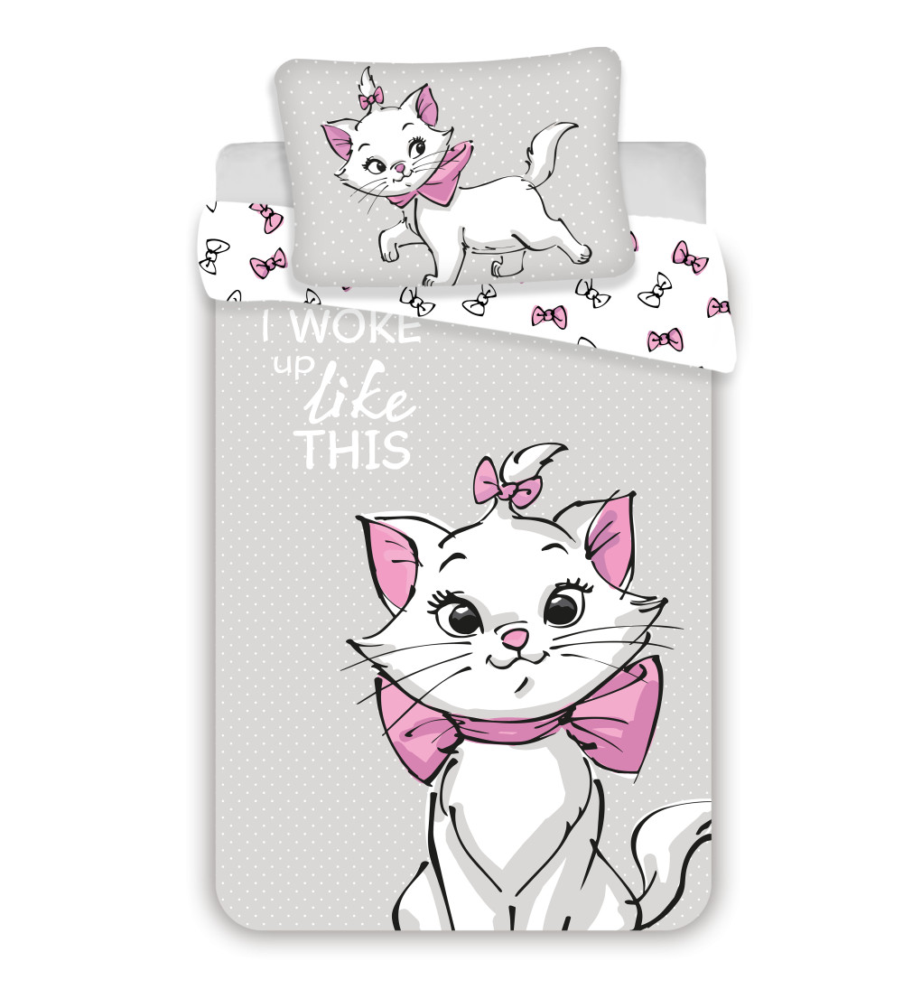 Disney Marie Grey children's voodipesukomplekt 100x135 cm, 40x60 cm – tootepilt