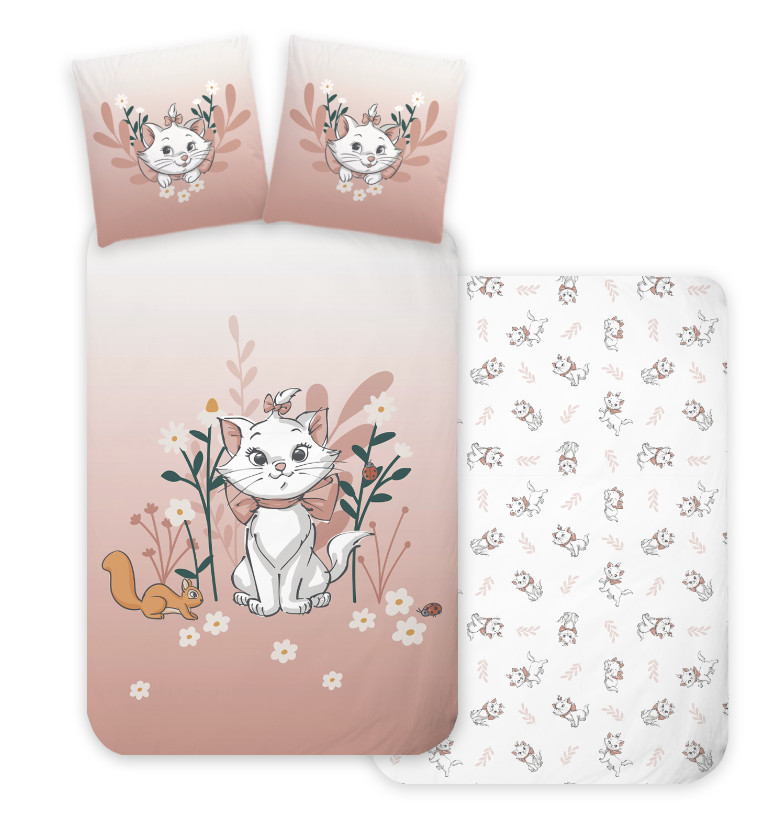 Disney Marie Ombre voodipesukomplekt 140x200cm, 70x90 cm – tootepilt