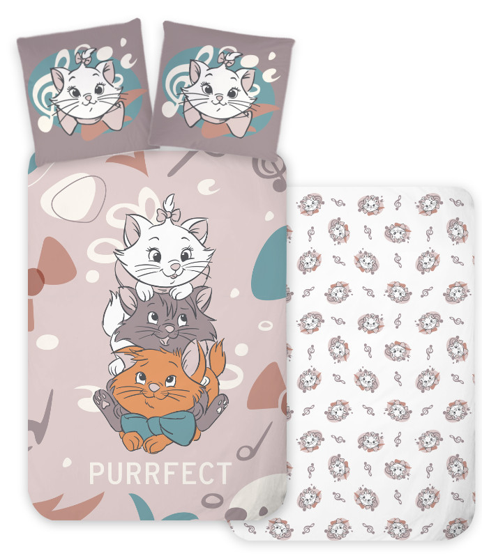 Disney Marie Purrfect children's, kindergarten tekikott 100x135 cm, 40x60 cm – tootepilt