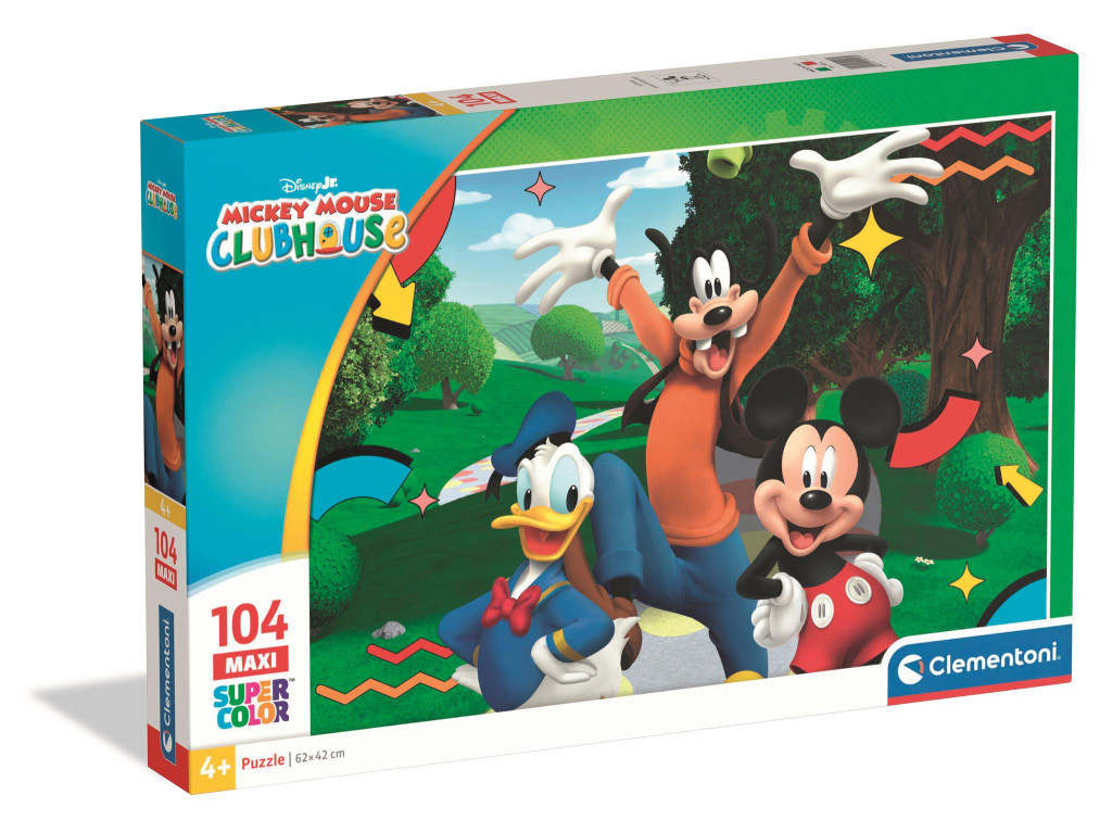 Disney Mickey Clubhouse 104-osaline maxi pusle Clementoni – tootepilt