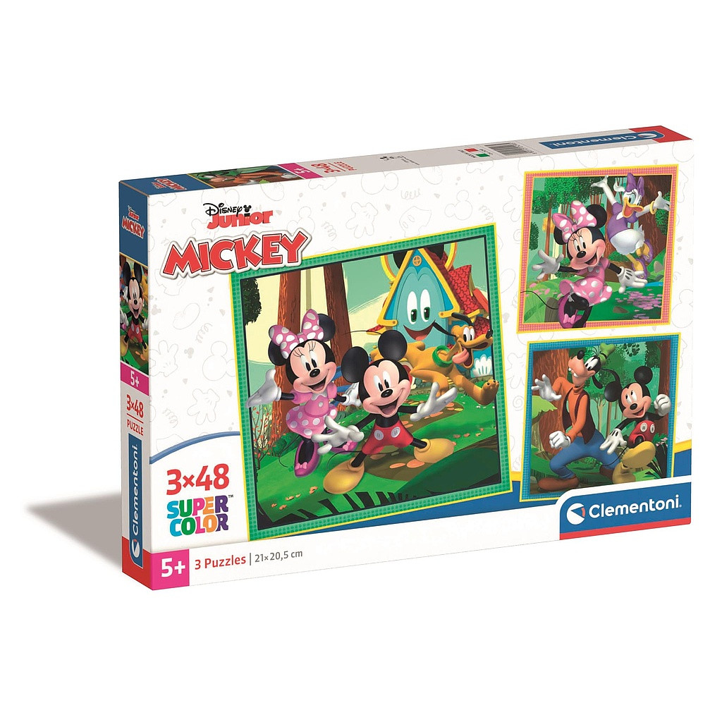 Disney Mickey Clubhouse 3×48-osaline pusle Clementoni – tootepilt