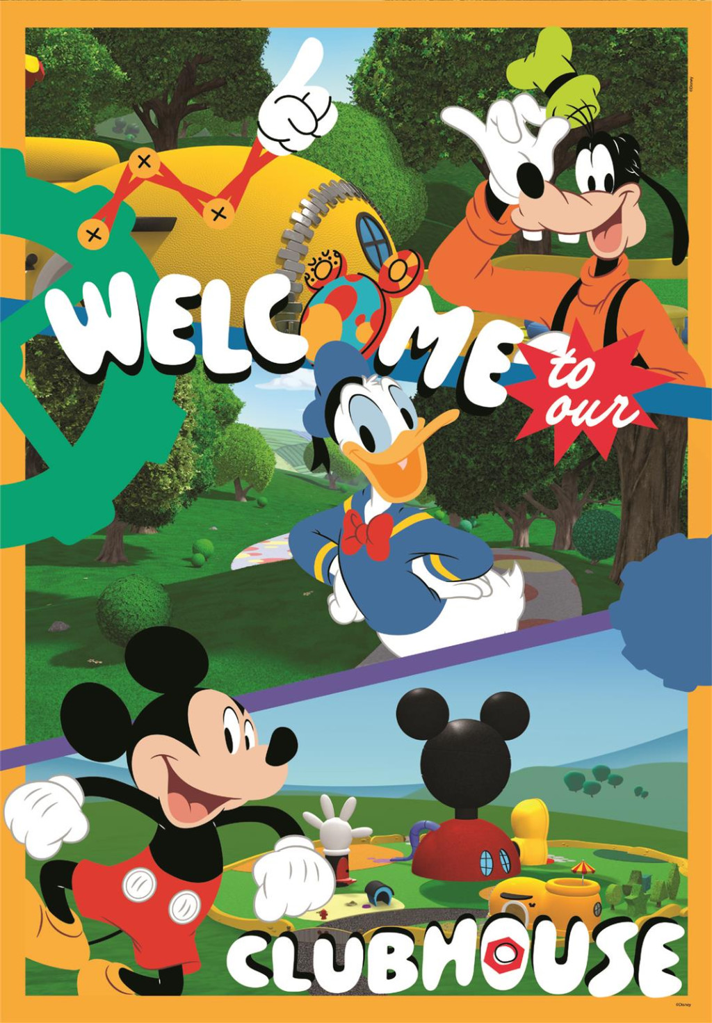 Disney Mickey Clubhouse 60-osaline maxi pusle Clementoni – detailvaade 2