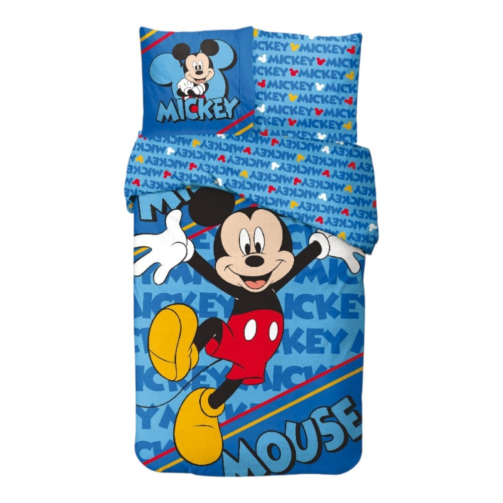 Disney Mickey Fun Adventure bedding cover 140x200cm, 65x65 cm – tootepilt