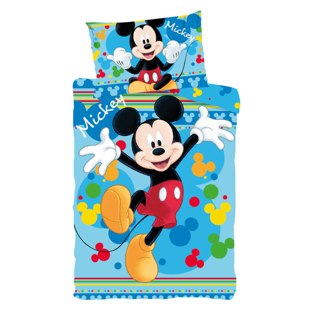 Disney Mickey Joyful children's voodipesukomplekt 100x135 cm, 40x60 cm – detailvaade 2