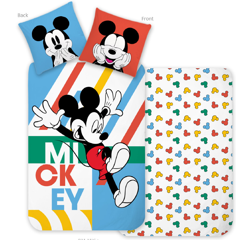 Disney Mickey Jump & Play children's nursery voodipesukomplekt 100×135 cm, 40×60 cm – tootepilt