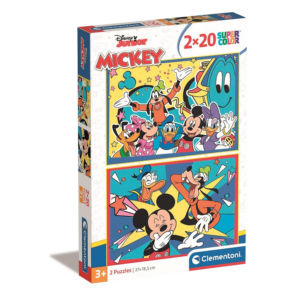Disney Mickey Laughing 2×20-osaline pusle Clementoni – tootepilt