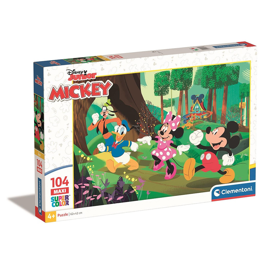 Disney Mickey Lush Forest 104-osaline maxi pusle Clementoni – tootepilt