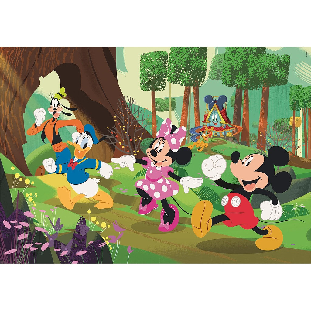 Disney Mickey Lush Forest 104-osaline maxi pusle Clementoni – detailvaade 2