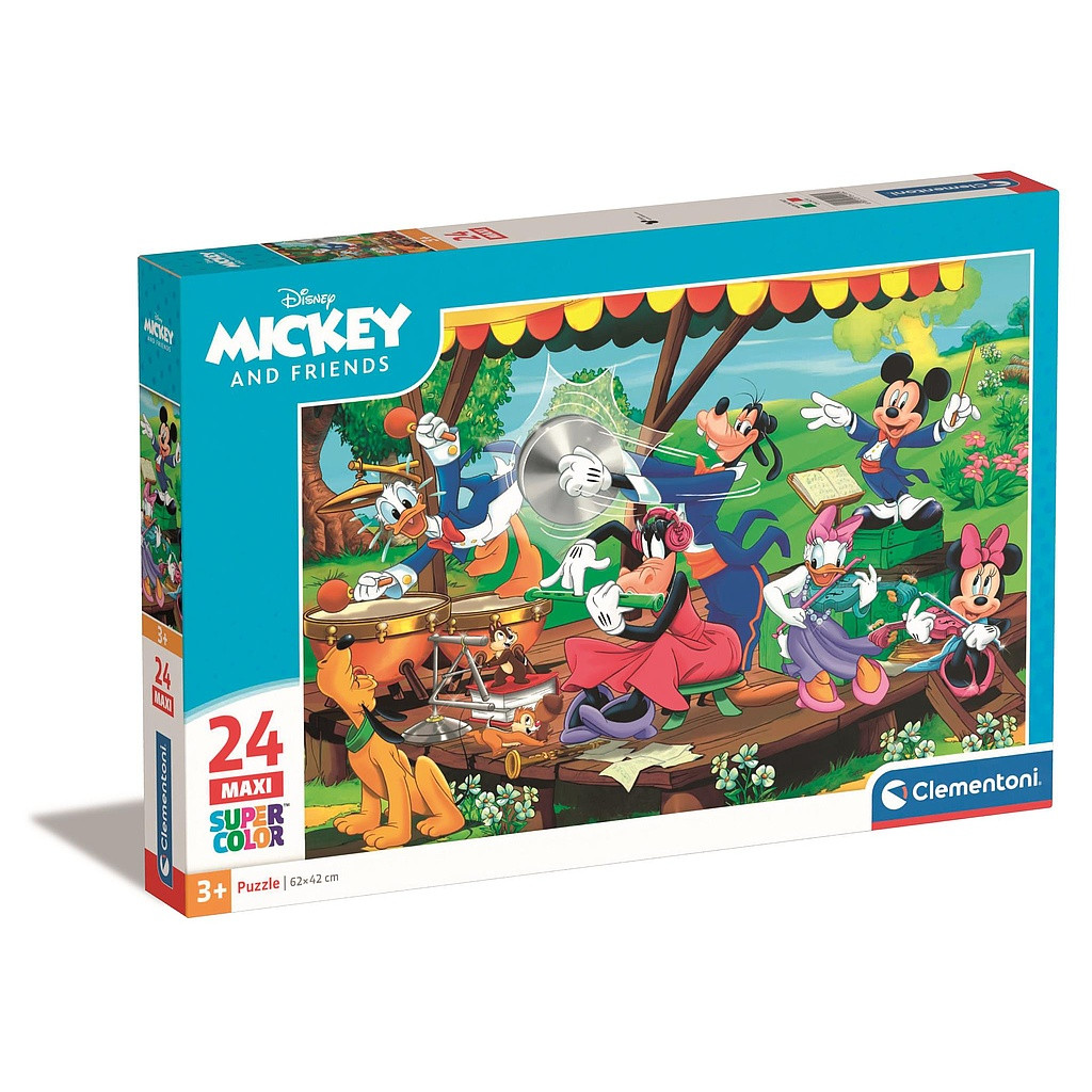 Disney Mickey Orchestra 24-osaline maxi pusle Clementoni – tootepilt