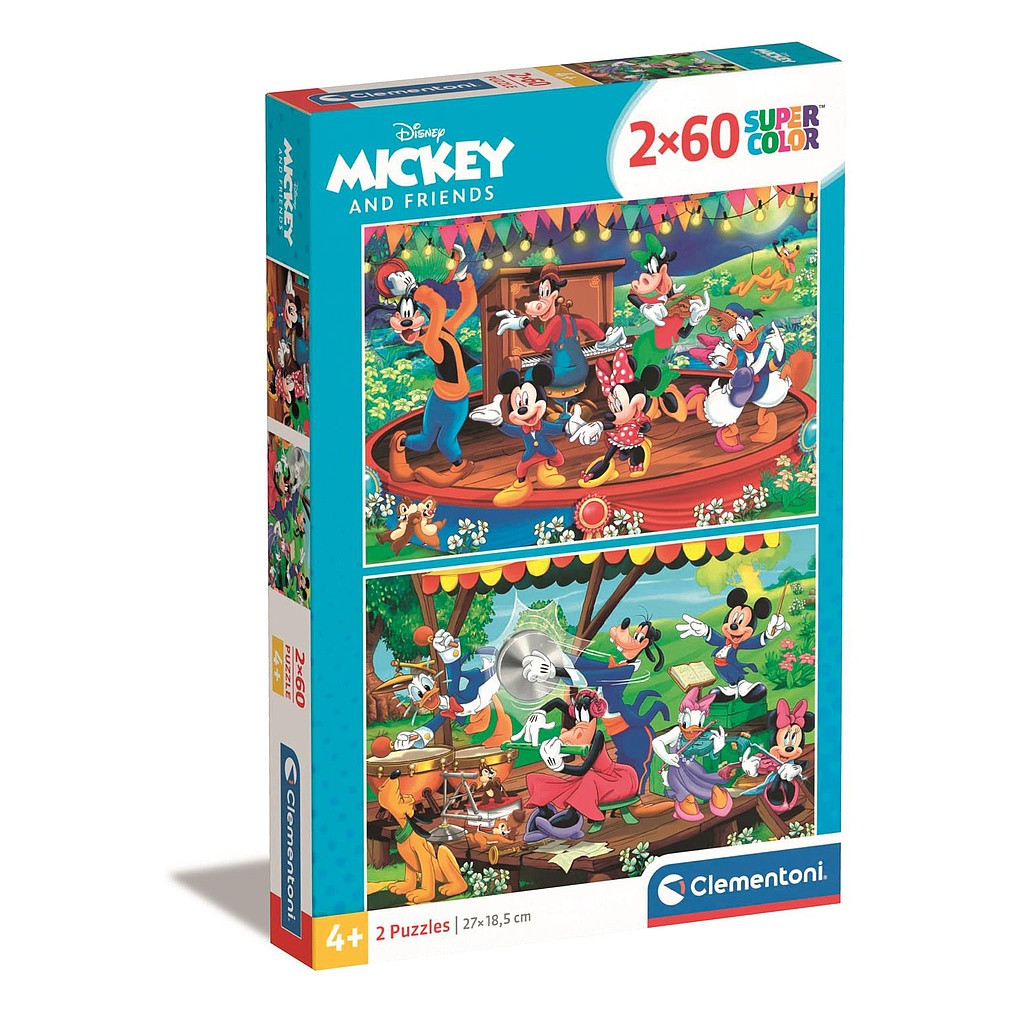 Disney Mickey Orchestra 2×60-osaline pusle Clementoni – tootepilt