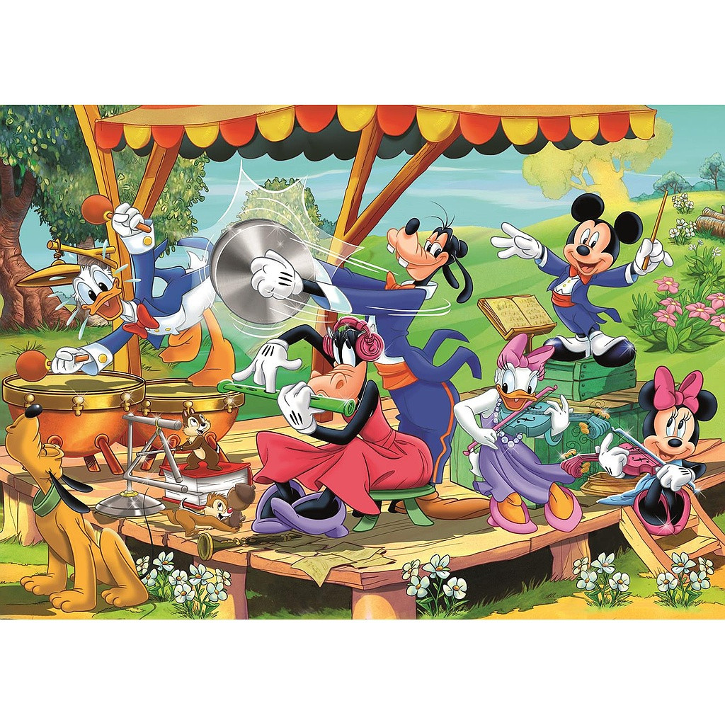 Disney Mickey Orchestra 2×60-osaline pusle Clementoni – detailvaade 2