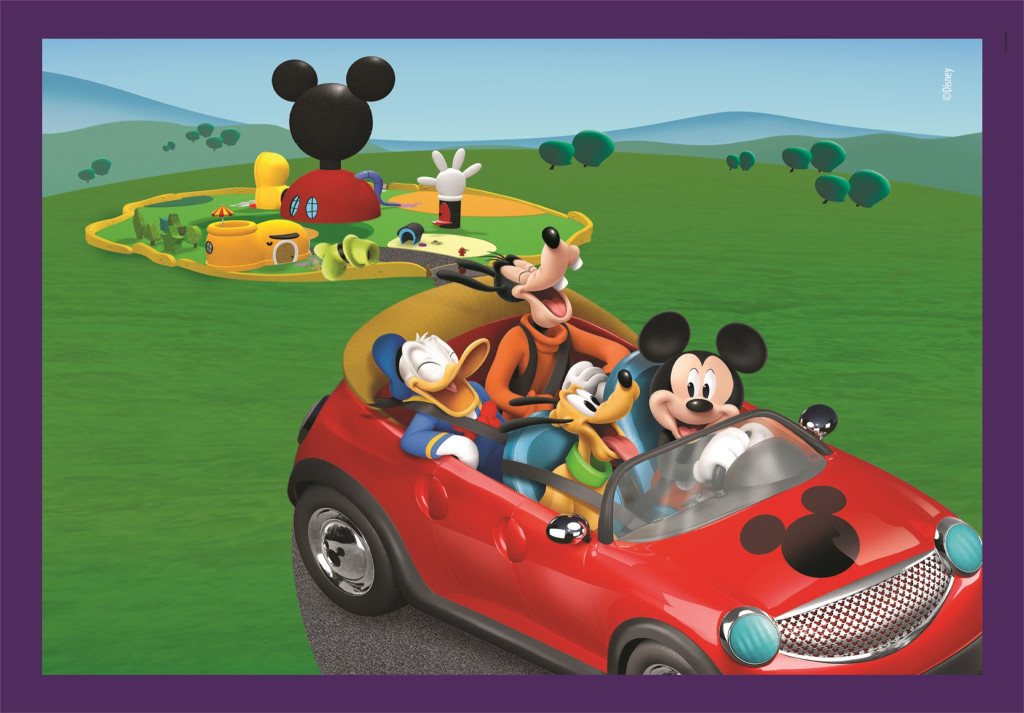 Disney Mickey Pixar Clubhouse 4-in-1 puslekomplekt Clementoni – detailvaade 2