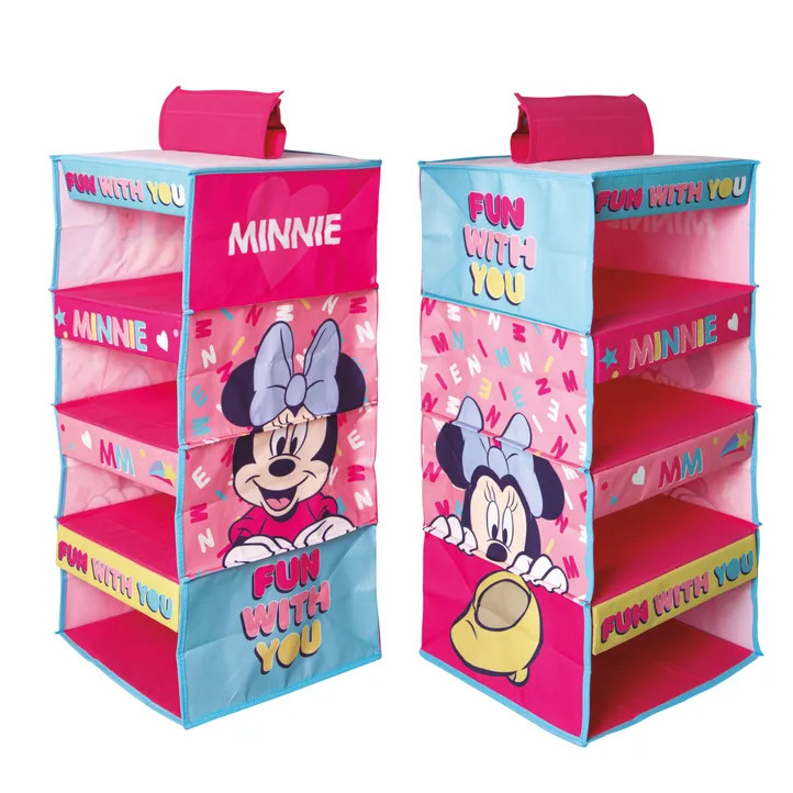 Disney Minnie 4-osaline riputatav kapiorganiseerija – tootepilt