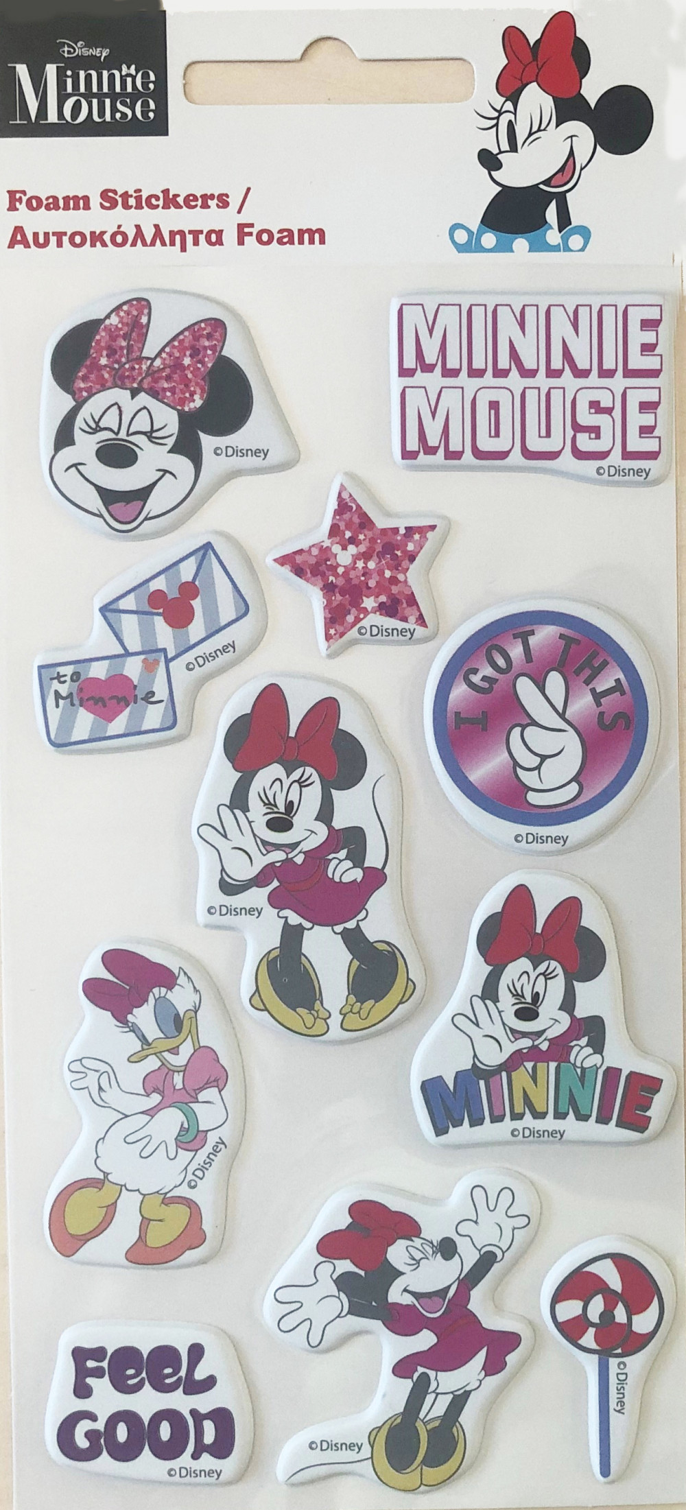Disney Minnie Smiles reljeefsete vahtkleepsude komplekt – tootepilt