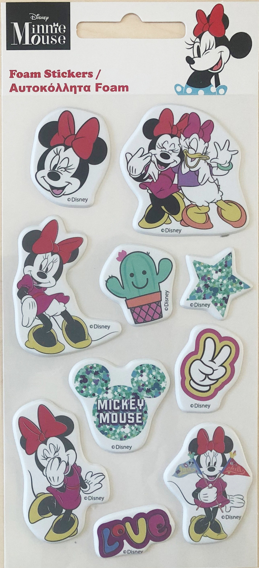 Disney Minnie Smiles reljeefsete vahtkleepsude komplekt – tootepilt